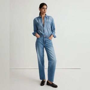NWOT Madewell The Slouchy Boyjean in Rosewell Wash